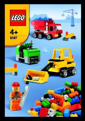 Bauanleitungen LEGO - 6187 - LEGO® Road Construction Set: Page 1