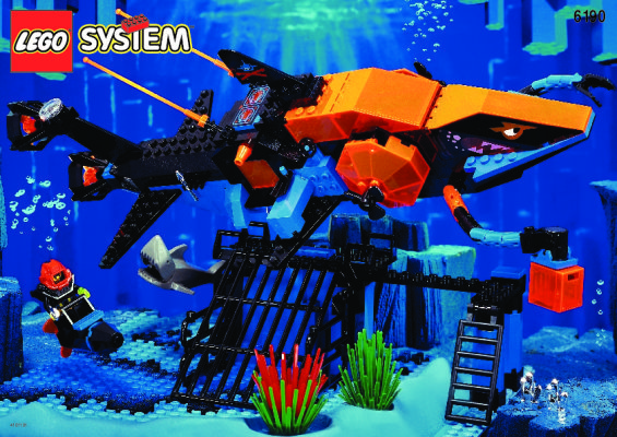 Bauanleitungen LEGO - 6190 - AQUASHARK BASE: Page 1