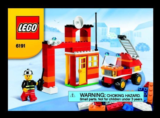 Bauanleitungen LEGO - 6191 - LEGO® Fire Fighter Building Set: Page 1