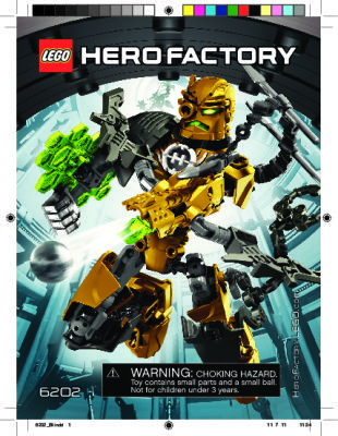 Bauanleitungen LEGO - Hero Factory - 6202 - ROCKA: Page 1