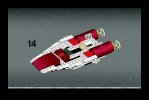 Bauanleitungen LEGO - 6207 - A-wing fighter™: Page 18