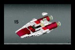 Bauanleitungen LEGO - 6207 - A-wing fighter™: Page 19