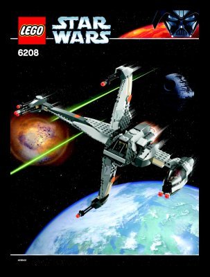 Bauanleitungen LEGO - 6208 - B-wing fighter™: Page 1