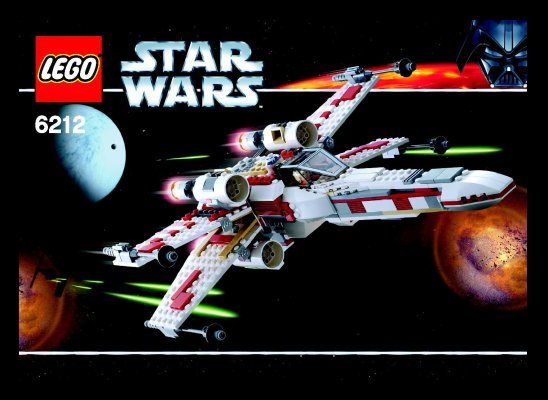 Bauanleitungen LEGO - 6212 - X-wing Starfighter™: Page 1