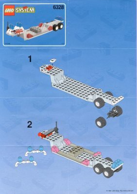 Bauanleitungen LEGO - 6328 - Police Helitran: Page 1