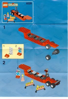 Bauanleitungen LEGO - 6329 - Truck Stop: Page 1