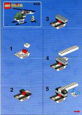 Bauanleitungen LEGO - 6332 - Police Headquarters: Page 1