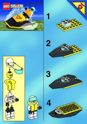 Bauanleitungen LEGO - 6415 - Res-Q Jet Ski: Page 1