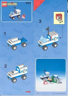 Bauanleitungen LEGO - 6422 - Telecom Repair: Page 1