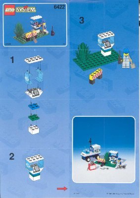 Bauanleitungen LEGO - 6422 - Telecom Repair: Page 1