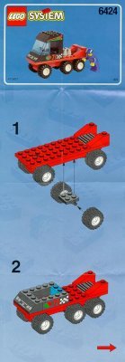 Bauanleitungen LEGO - 6424 - Truck Race: Page 1