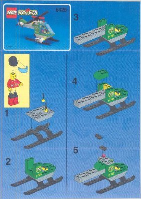 Bauanleitungen LEGO - 6425 - Helicopter: Page 1