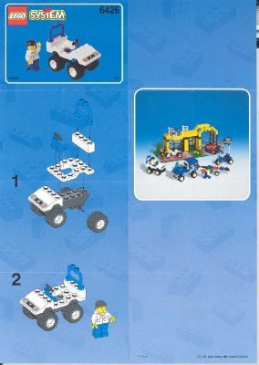 Bauanleitungen LEGO - 6426 - The Pit Stop: Page 1