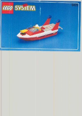 Bauanleitungen LEGO - 6429 - Fire-fighting boat: Page 1