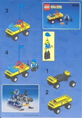 Bauanleitungen LEGO - 6435 - COAST GUARD: Page 1