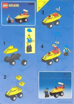 Bauanleitungen LEGO - 6437 - Coastguard 4WD: Page 1