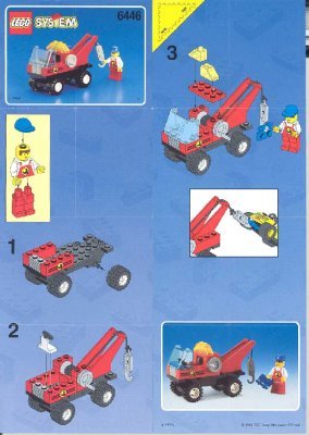 Bauanleitungen LEGO - 6446 - TOW TRUCK: Page 1