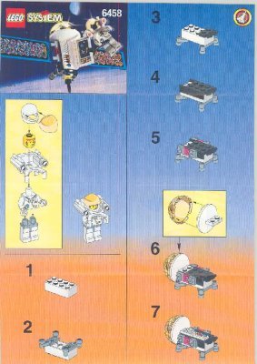 Bauanleitungen LEGO - 6458 - Space Port Sat 4: Page 1