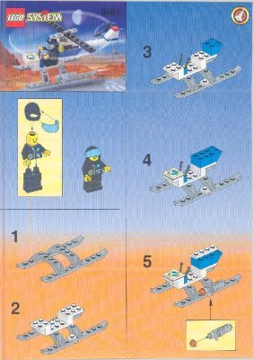 Bauanleitungen LEGO - 6461 - SURVEILLANCE CHOPPER: Page 1