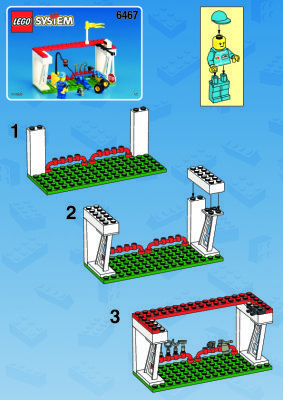 Bauanleitungen LEGO - 6467 - Pit Stop: Page 1