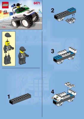 Bauanleitungen LEGO - 6471 - 4WD Patrol Car: Page 1