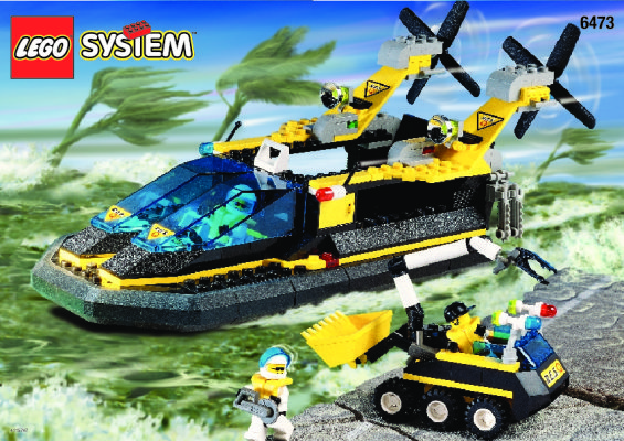 Bauanleitungen LEGO - 6473 - Res-Q Hovercraft: Page 1