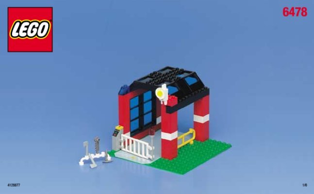 Bauanleitungen LEGO - 6478 - Fire Station: Page 1