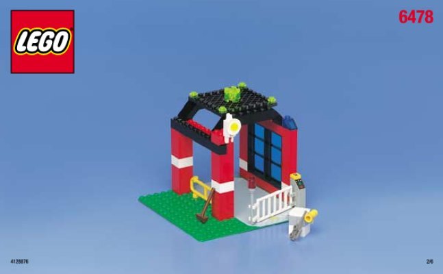 Bauanleitungen LEGO - 6478 - Fire Station: Page 1