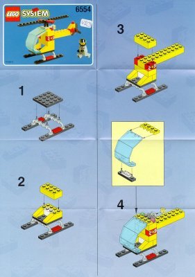 Bauanleitungen LEGO - 6554 - FIRE STATION: Page 1