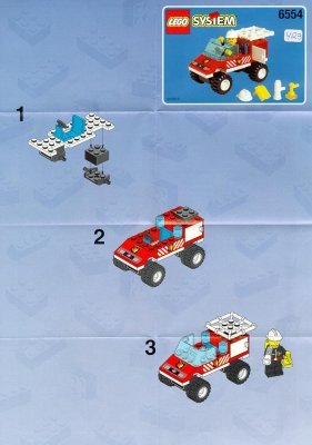 Bauanleitungen LEGO - 6554 - FIRE STATION: Page 1