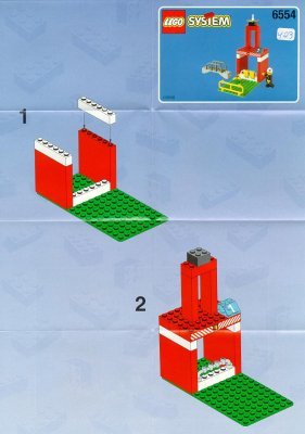 Bauanleitungen LEGO - 6554 - FIRE STATION: Page 1