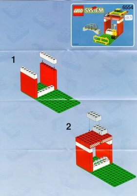 Bauanleitungen LEGO - 6554 - FIRE STATION: Page 1