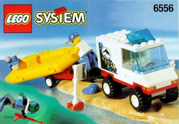 Bauanleitungen LEGO - 6556 - VAN W. RUBBER RAFT: Page 1