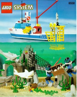 Bauanleitungen LEGO - 6558 - SHARKS CAVE: Page 1