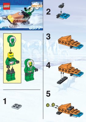 Bauanleitungen LEGO - 6577 - Race Snow Scooter: Page 1