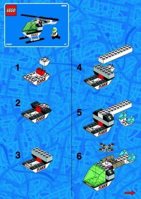 Bauanleitungen LEGO - 6636 - POLICE HEADQUARTER: Page 1