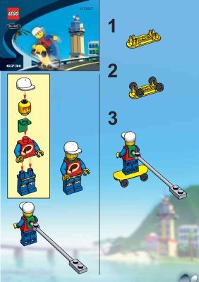 Bauanleitungen LEGO - 6731 - Skateboarding Pepper: Page 1