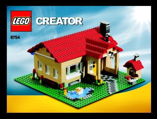 Bauanleitungen LEGO - 6754 - Family Home: Page 1