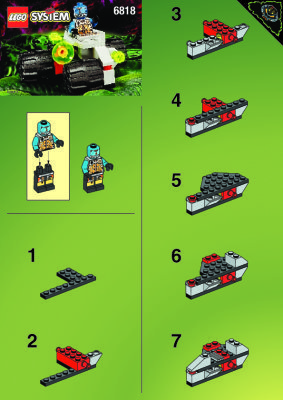 Bauanleitungen LEGO - 6818 - SURFACE SCAVANGER: Page 1