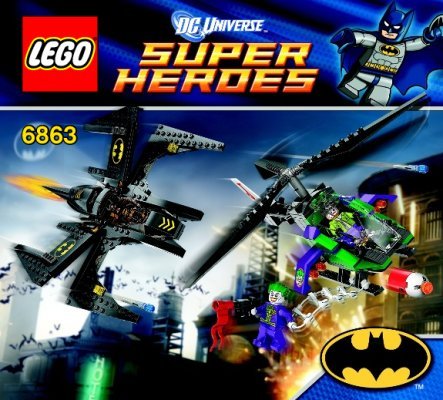 Bauanleitungen LEGO - 6863 - Batwing Battle Over Gotham City: Page 1