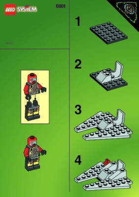 Bauanleitungen LEGO - 6901 - SMALL DROID SPACE SHIP: Page 1