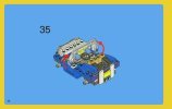 Bauanleitungen LEGO - 6913 - Blue Roadster: Page 36