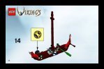 Bauanleitungen LEGO - 7016 - Viking Boat against the Wyvern Dragon: Page 14