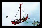 Bauanleitungen LEGO - 7016 - Viking Boat against the Wyvern Dragon: Page 15