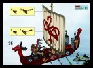 Bauanleitungen LEGO - 7018 - Viking Ship challenges the Midgard Serpe: Page 49