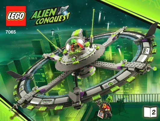 Bauanleitungen LEGO - 7065 - Alien Mothership: Page 1