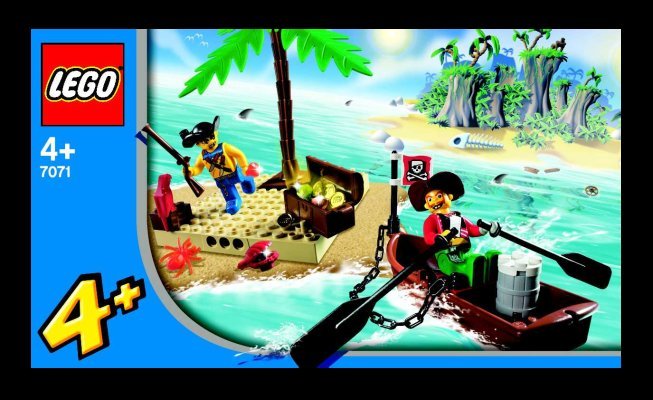 Bauanleitungen LEGO - 7071 - Treasure Island: Page 1