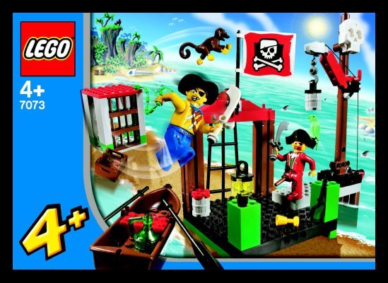 Bauanleitungen LEGO - 7073 - Pirate Dock: Page 1