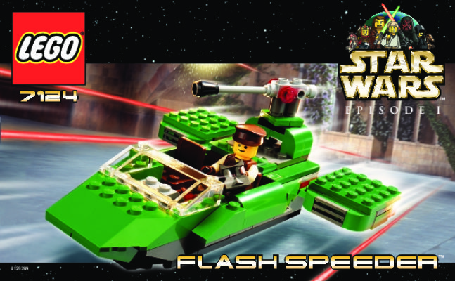 Bauanleitungen LEGO - 7124 - Flash Speeder™: Page 1