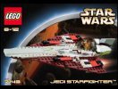 Bauanleitungen LEGO - 7143 - Jedi Starfighter™: Page 1